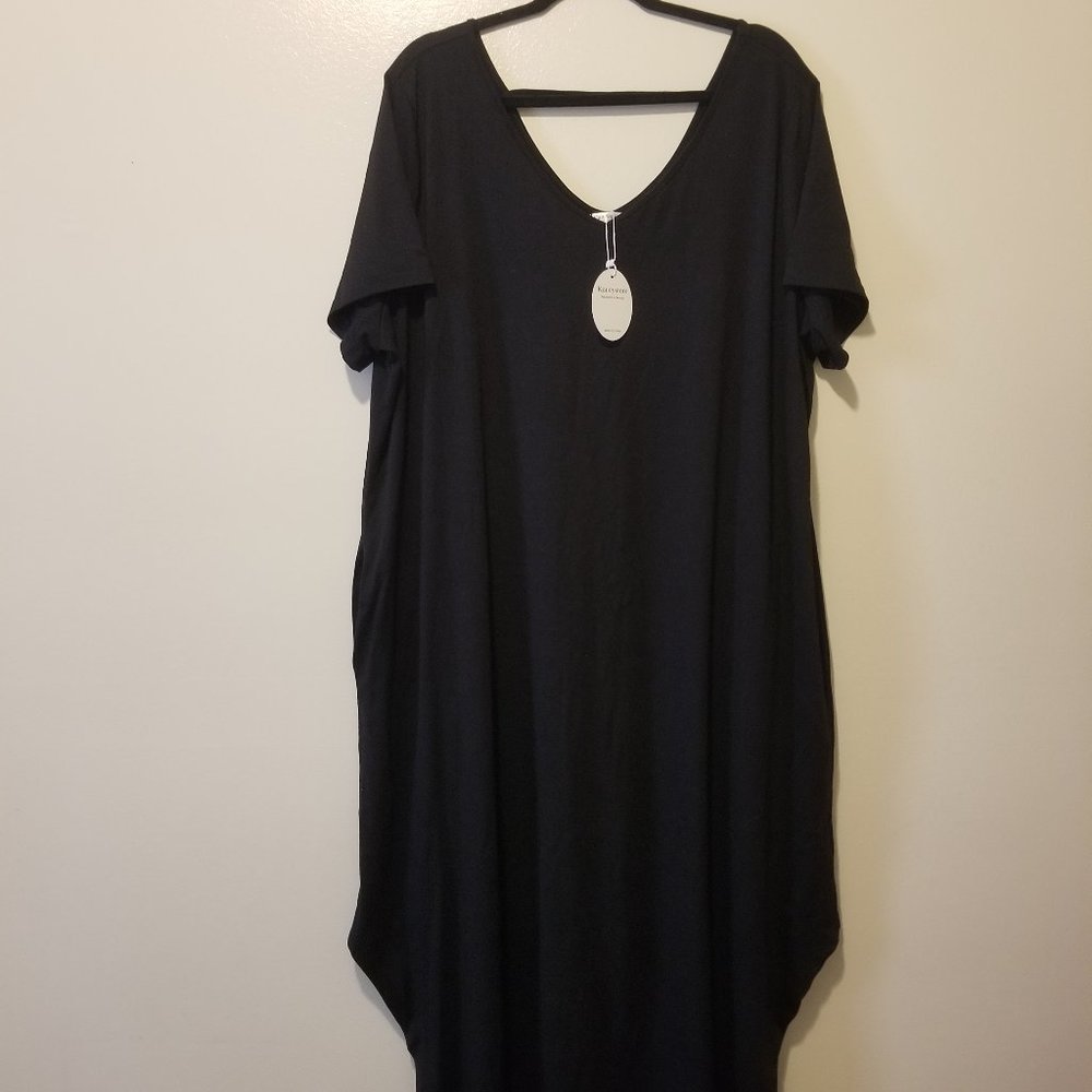 Kancystore Women's Plus Size Causal Loose Dress